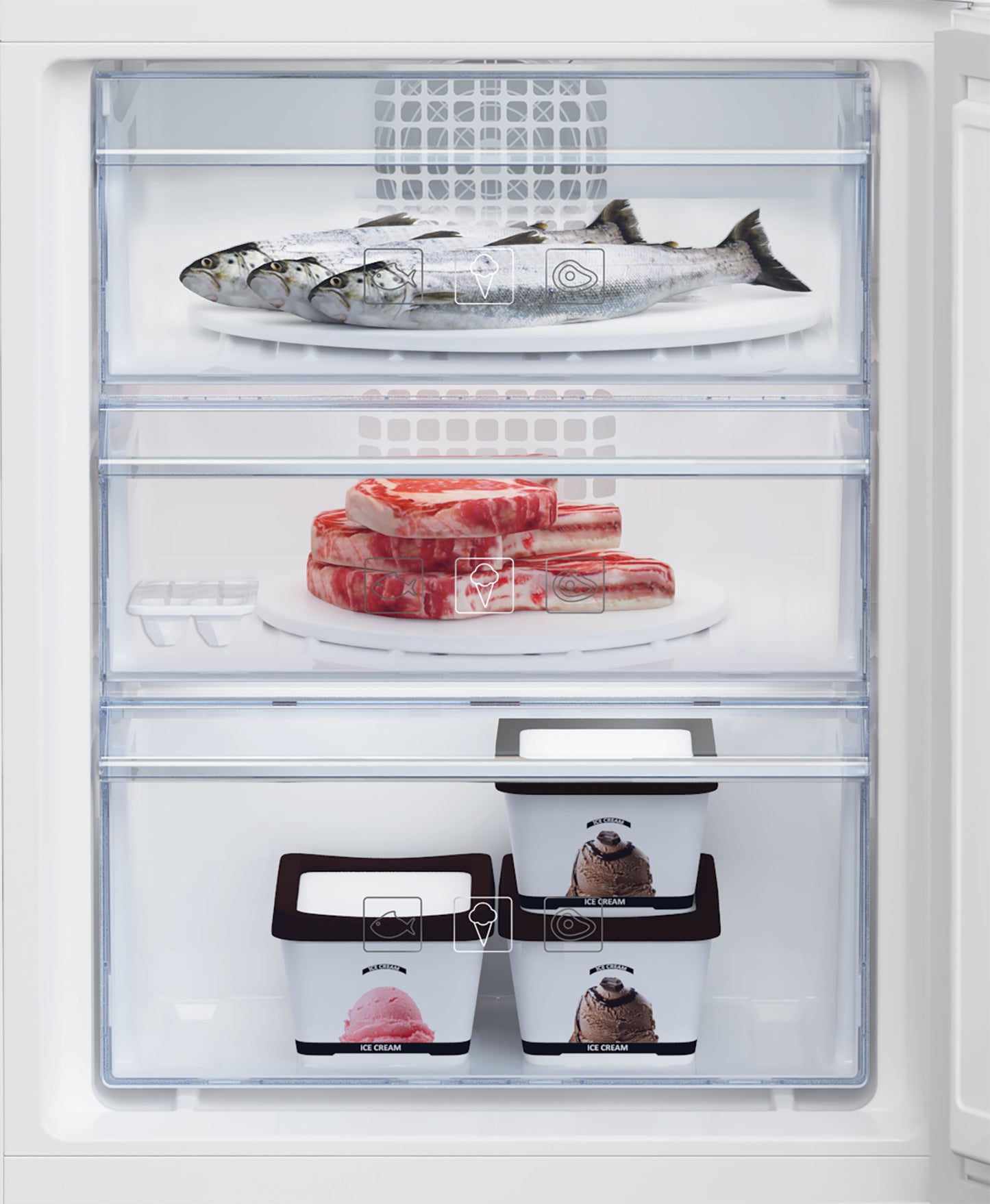 BEKO INCASSO BCNA275E4SN | FRIGORIFERI INCASSO | FRIGORIFERI COMBINATI INCASSO | FRIGO COMBI INC. NO