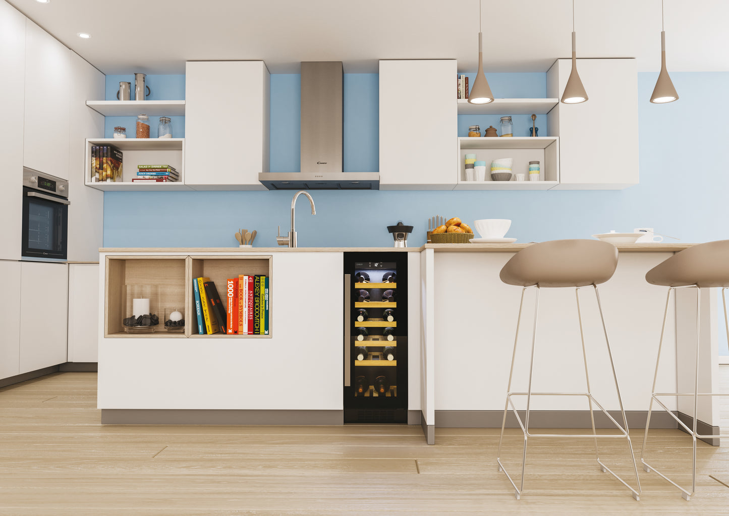 CANDY BI CCVB30/1|34901207|Cantinetta; Classe energetica: F; Capacita': 19 bottiglie; Volume netto 5