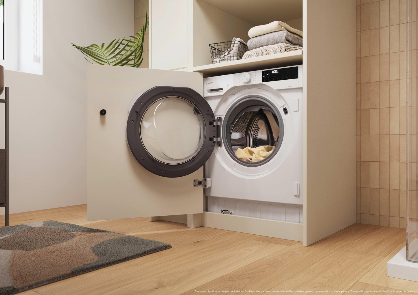 CANDY BI BC4S68M6D8J-S|31801217|Lavabiancheria da incasso, Capacita' di Carico 8kg; Classe  energeti