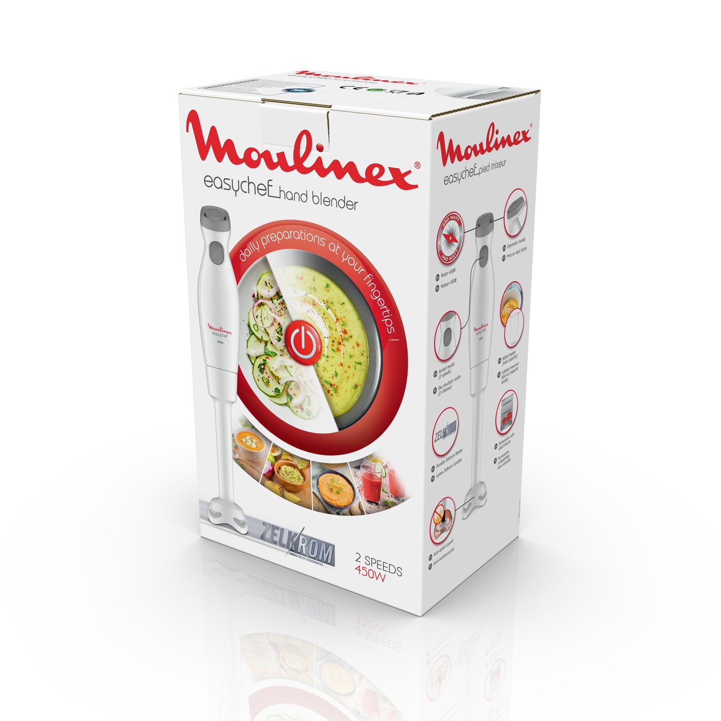 MOULINEX PED DD45A1 | CUCINA | PREPARAZIONE CIBI | FRULLATORE A IMMERSIONE | FRULL.IMMERS.450W 0.8LT