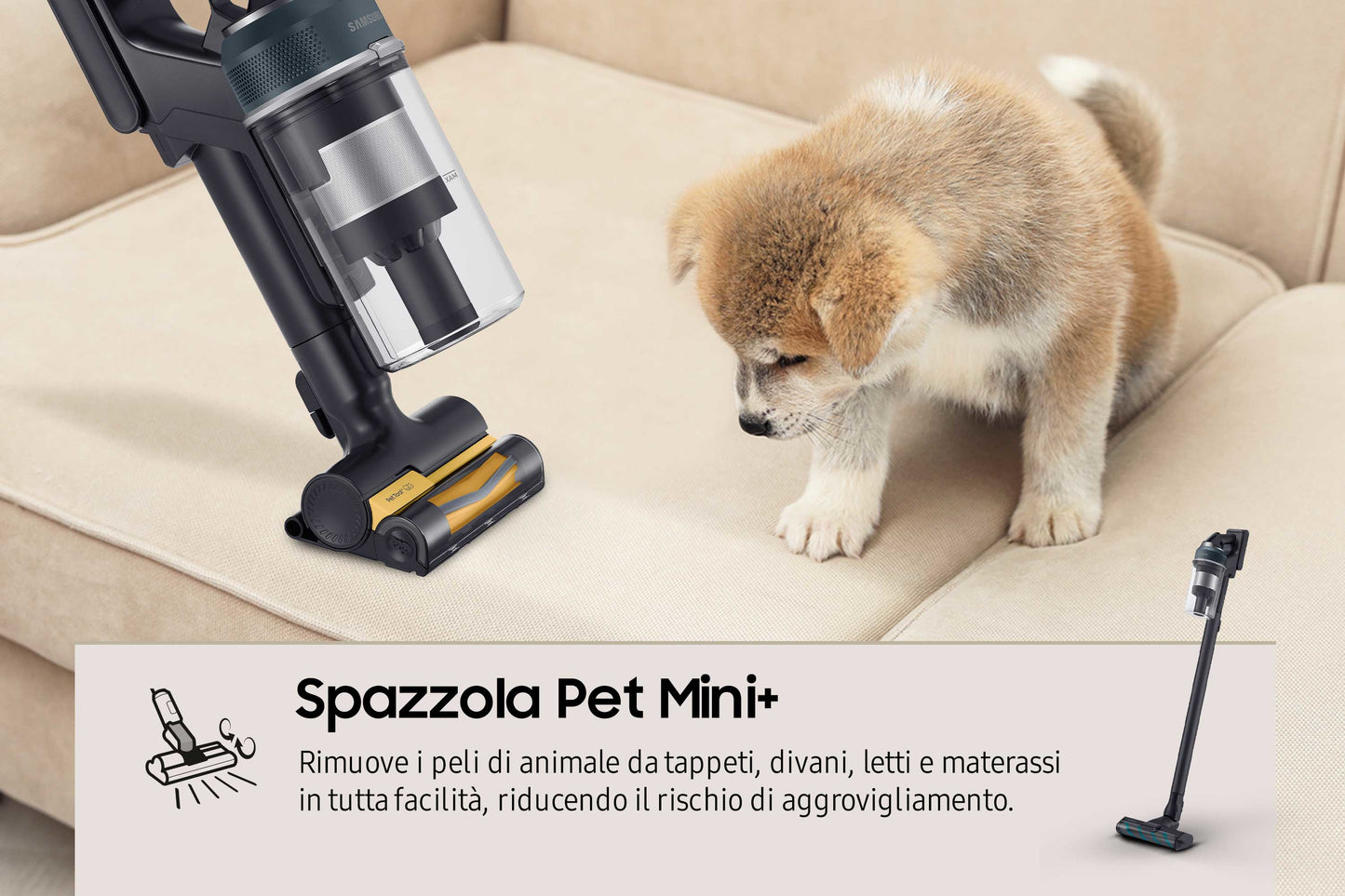 Samsung Aspirapolvere senza filo Jet™ 85 complete 210W VS20C8524TB