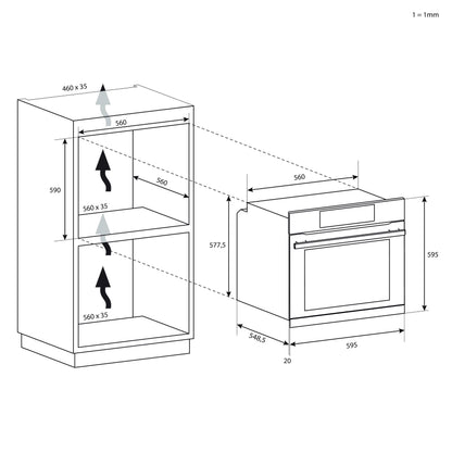CANDY INCASSO FIDCX502IT | FORNI INCASSO | FORNO INC.ELETTRICO MULTIF. | FORNO INC.EL.MULTIF. 60-69C
