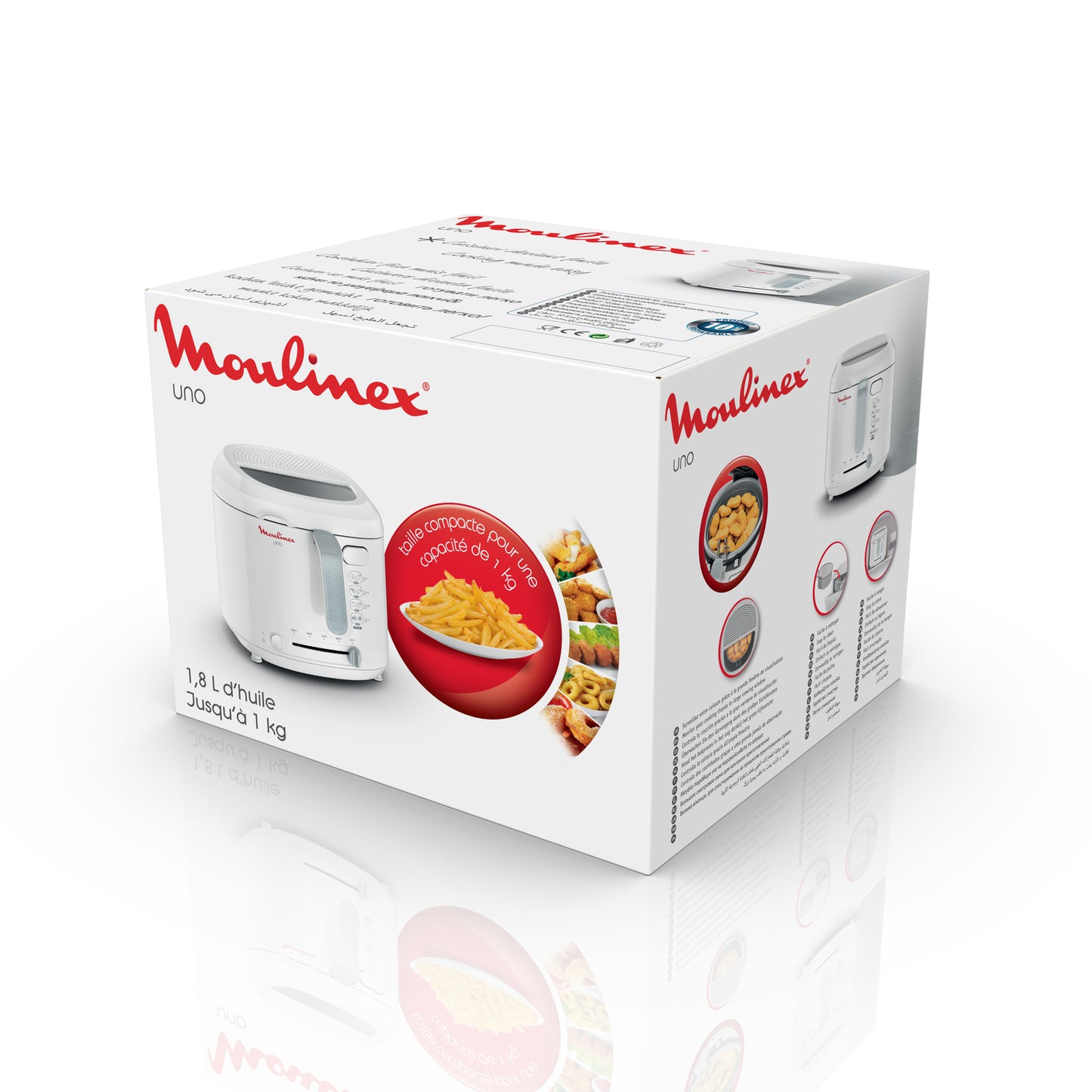 MOULINEX PED AF2031 | CUCINA | COTTURA CIBI | FRIGGITRICI | FRIGGITRICE 1.8LT/1KG FRY UNO PLASTIC BI