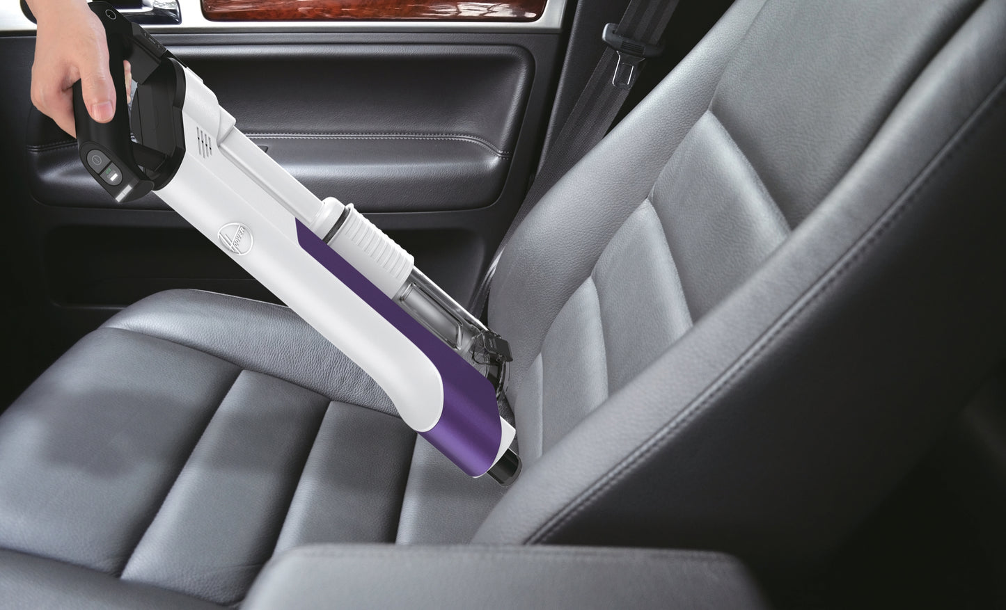 Hoover HF202P 011 Aspirapolvere a bastone 2 in 1 Batteria Secco EPA Senza sacchetto 165 W Viola