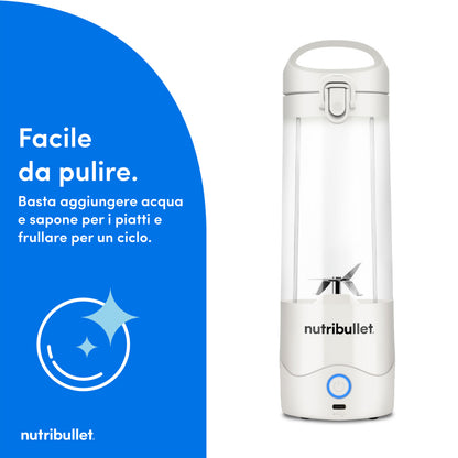 NUTRIBULLET PED NBP003W | CUCINA | PREPARAZIONE CIBI | FRULLATORI | FRULLATORE PORTATILE WLSS BICCH.