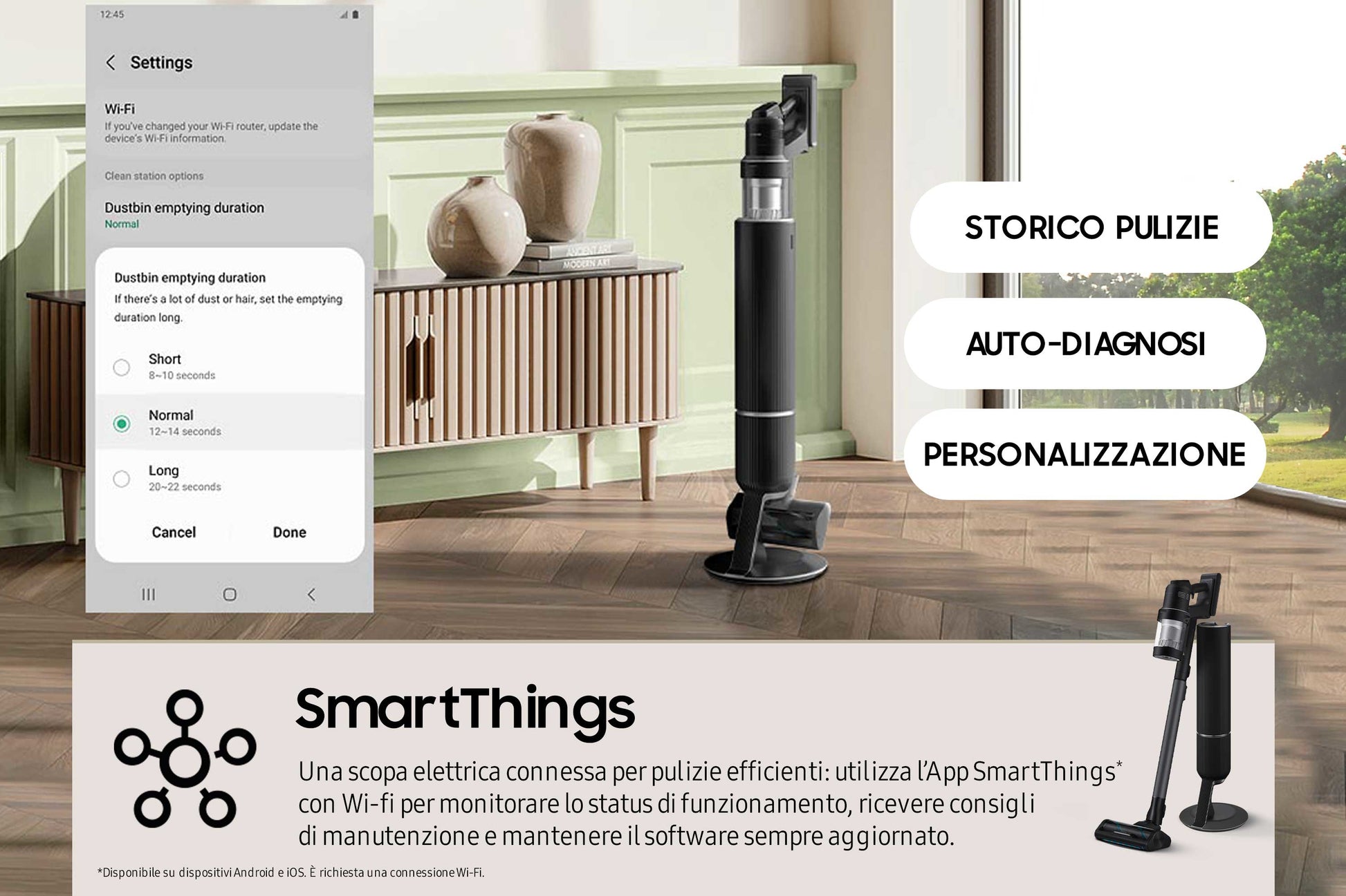 Samsung Aspirapolvere senza filo BESPOKE Jet™ AI complete extra 280W VS28C9784QK