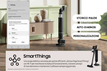 Samsung Aspirapolvere senza filo BESPOKE Jet™ AI complete extra 280W VS28C9784QK