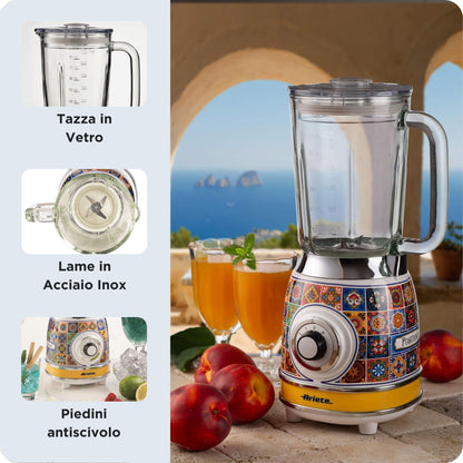 ARIETE PED 583POSITANO | CUCINA | PREPARAZIONE CIBI | FRULLATORI | FRULLATORE 1000W 4VEL+PULSE 1.5LT