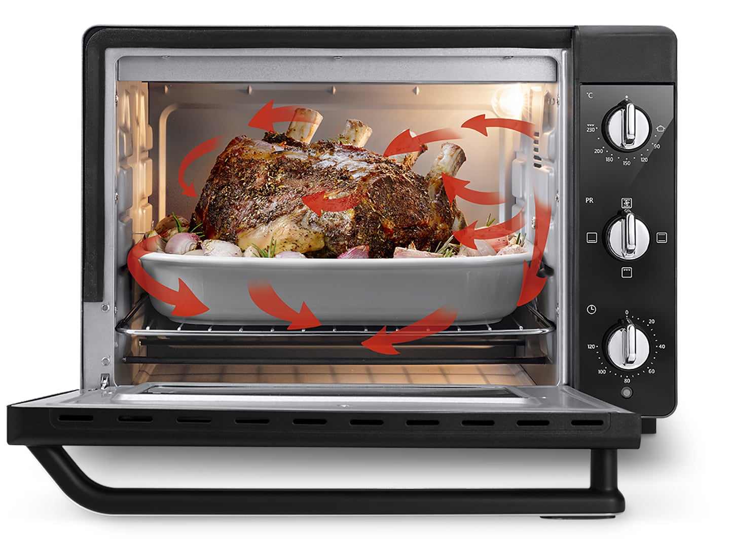 DE LONGHI PED EO40112BK | CUCINA | COTTURA CIBI | FORNETTI | FORNETTO EL. 2000W 40LT VENT.MAX230GR T