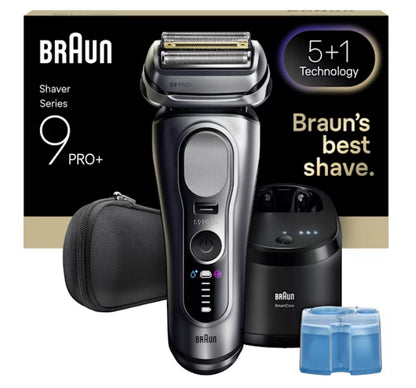 BRAUN PED 9667CC | CURA PERSONA | RASATURA | RASOIO ELETTRICO | RASOIO RIC. 5+1ELEM. W&D LED AUT.60M