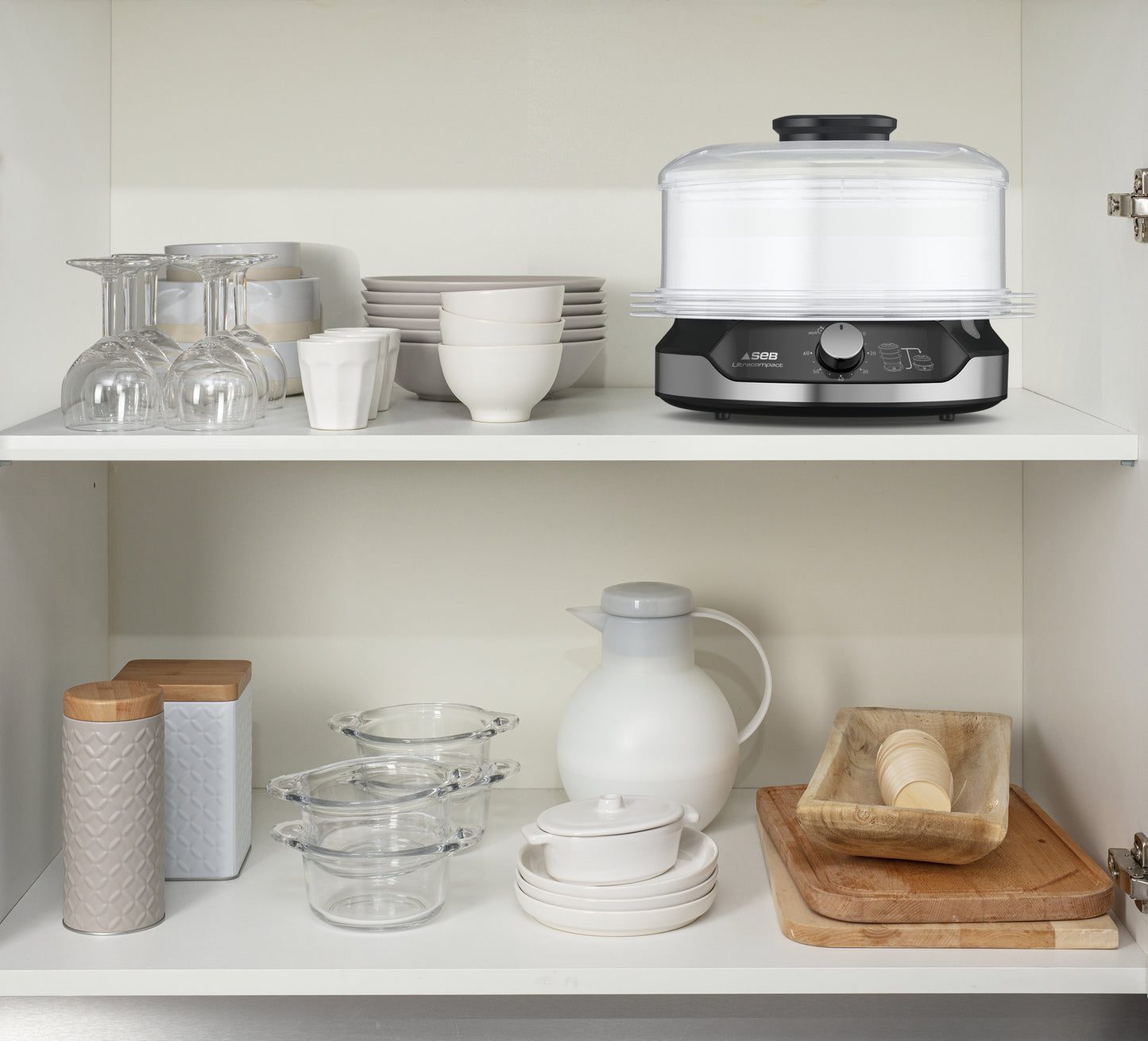 TEFAL PED VC2048 | CUCINA | COTTURA CIBI | VAPORIERA | VAPORIERA 800W 3VASCHETTE 9LT NERO