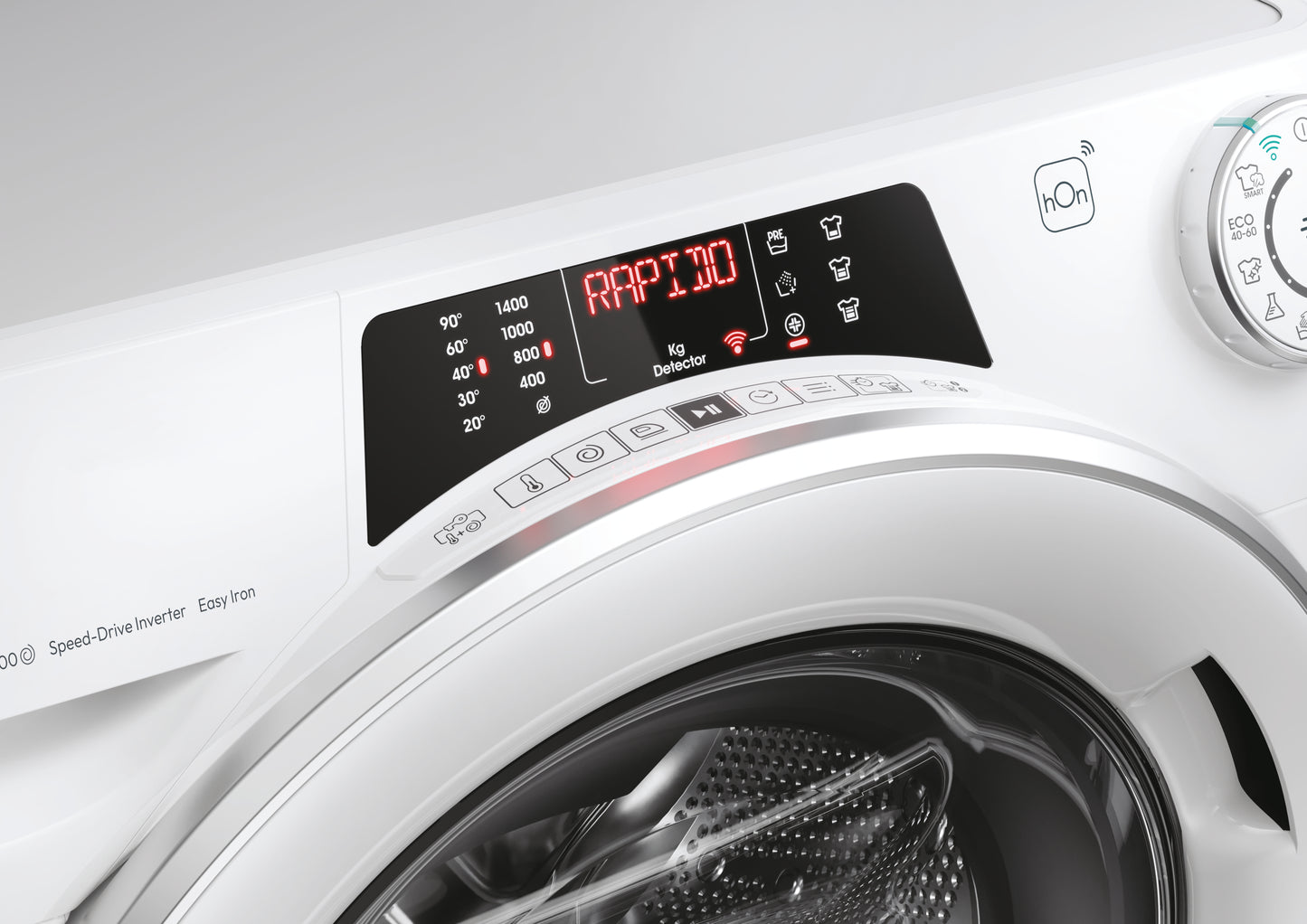 Candy RapidÓ , Lavatrice Carica Frontale 12 KG, Classe A, 1400 giri, Bianco, Inverter, Vapore, Wi-Fi, 9 Cicli Rapidi, RO14126DWMST-S