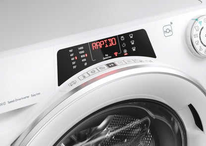 Candy RapidÓ , Lavatrice Carica Frontale 12 KG, Classe A, 1400 giri, Bianco, Inverter, Vapore, Wi-Fi, 9 Cicli Rapidi, RO14126DWMST-S
