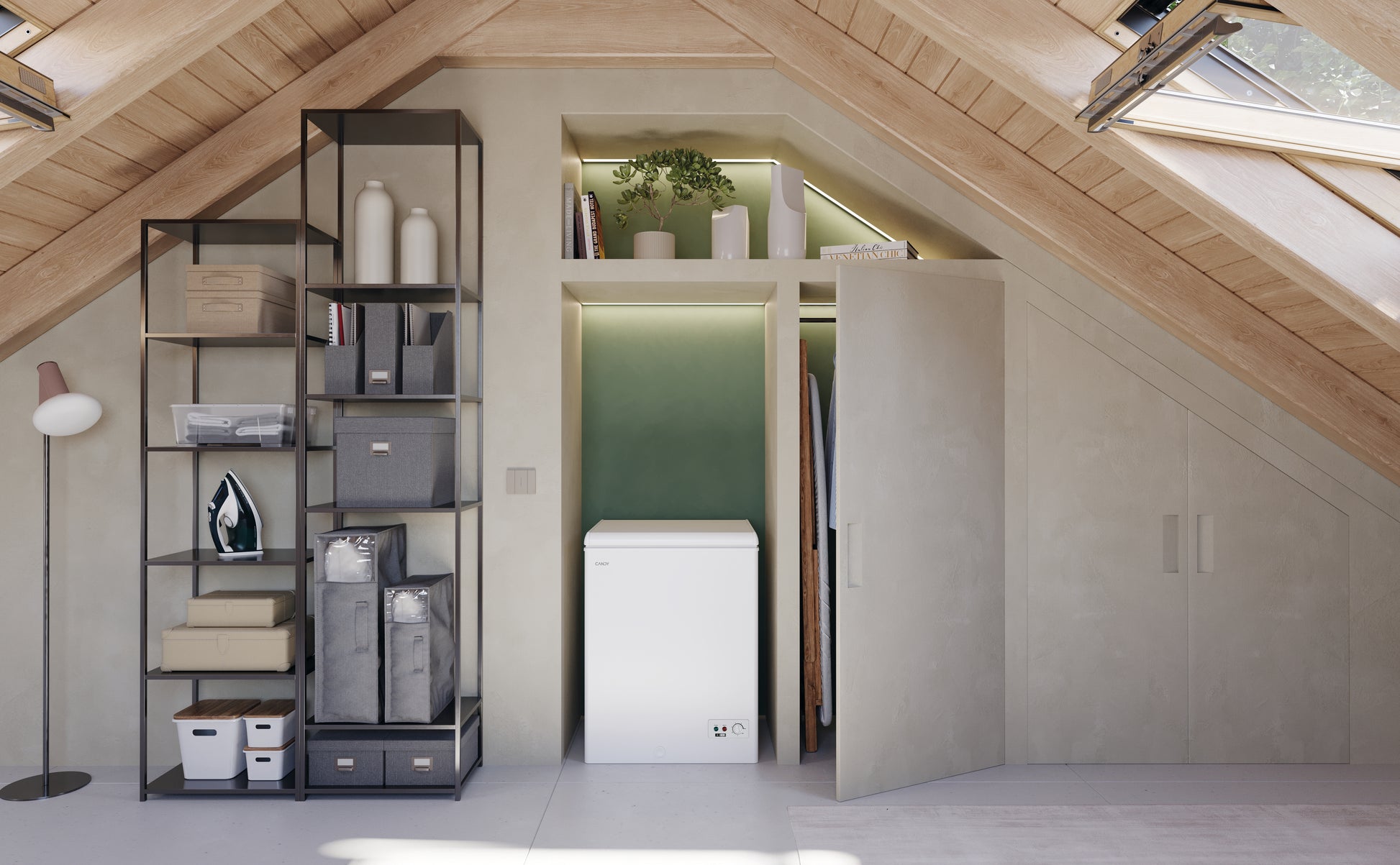 Candy CCHH 145E Congelatore a pozzo Libera installazione 137 L Bianco