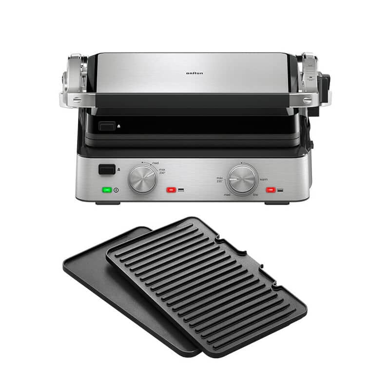 BRAUN PED CG7020 | CUCINA | COTTURA CIBI | GRILL DA CONTATTO | GRILL DA CONTATTO 2000W 3IN1 INOX