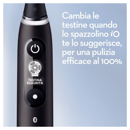 ORAL-B PED IO6SBLACK | CURA PERSONA | ORAL CARE | SPAZZOLINI ELETTRICI | SPAZZ.ELETT. C/SUPP.TESTINE