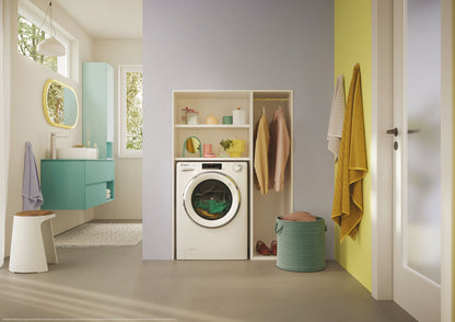 Candy Smart Pro Inverter, Lavatrice Carica Frontale 10 KG, 10% più efficente della classe A, 1600 giri, Bianco, Inverter, Vapore, Wi-Fi, CSO 6106TWMC6/1-S