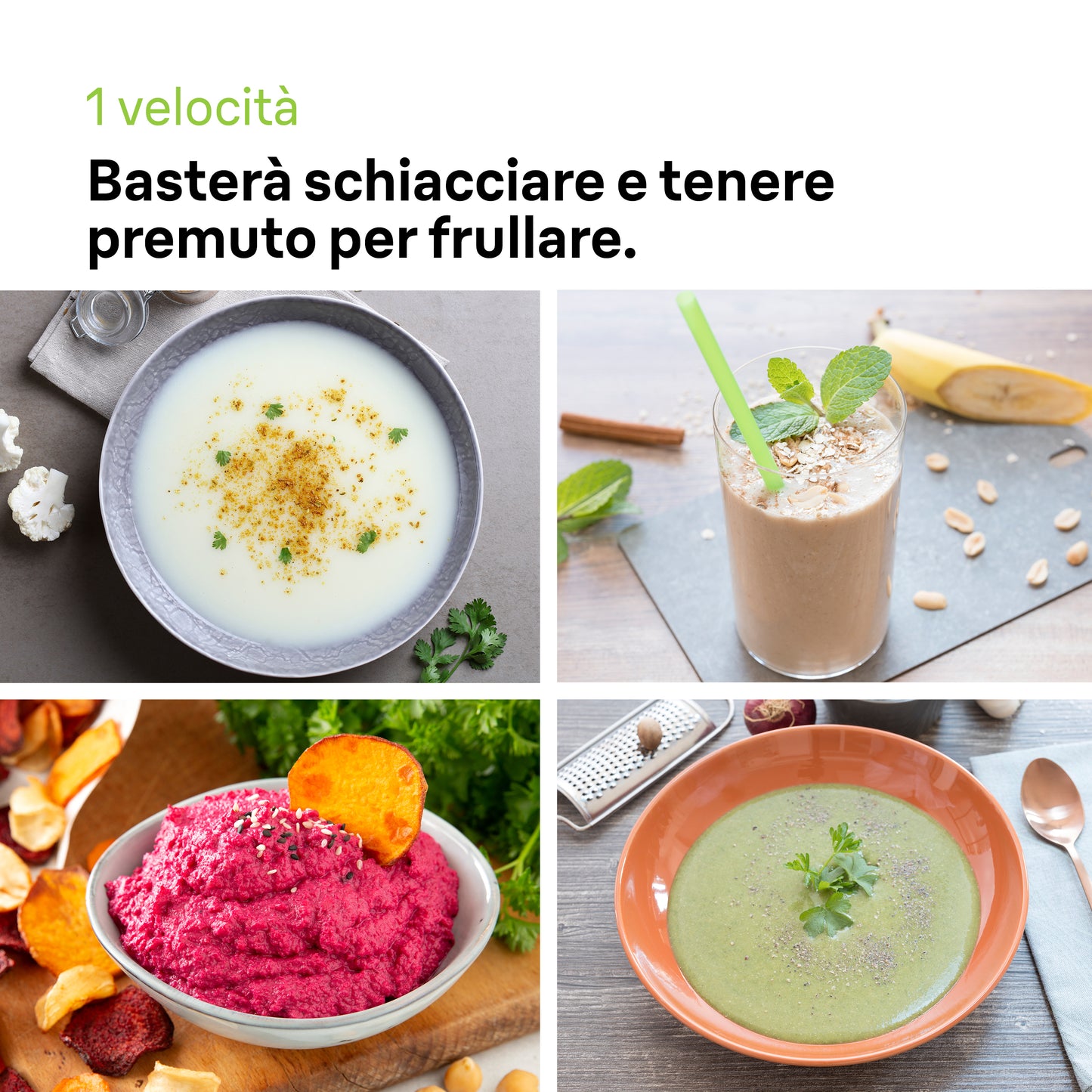 BRAUN PED MQ10201M | CUCINA | PREPARAZIONE CIBI | FRULLATORE A IMMERSIONE | MINIPIMER 450W 0.6LT MUL