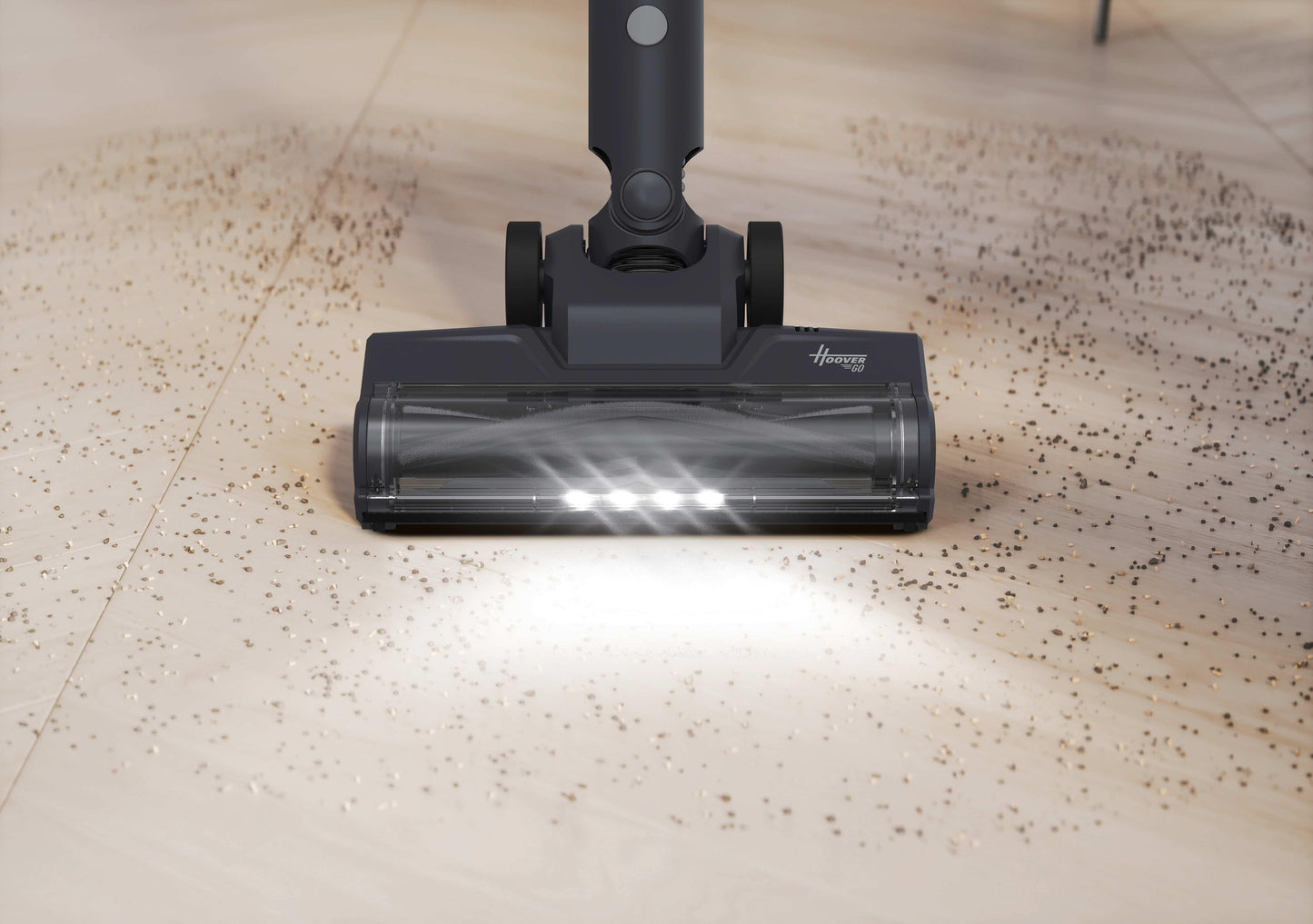 Hoover HFG10H 011 Aspirapolvere elettrica Batteria Secco HEPA Senza sacchetto 0,55 L 200 W Blu, Grigio 2,6 Ah