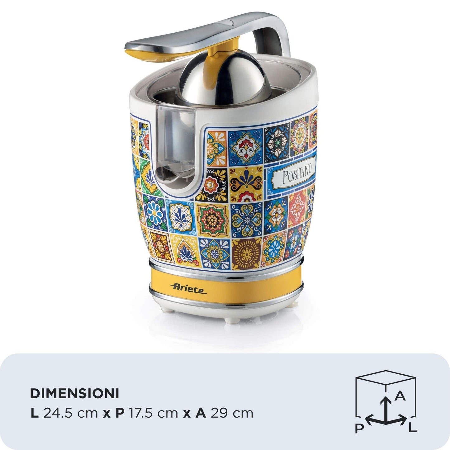 ARIETE PED 413POSITANO | CUCINA | PREPARAZIONE CIBI | SPREMIAGRUMI | SPREMIAGRUMI 85W 1LIV.POTENZA C