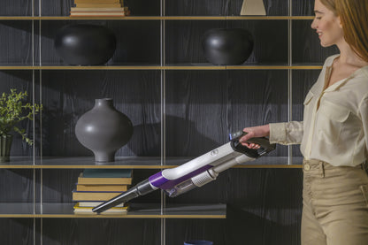 Hoover HF202P 011 Aspirapolvere a bastone 2 in 1 Batteria Secco EPA Senza sacchetto 165 W Viola