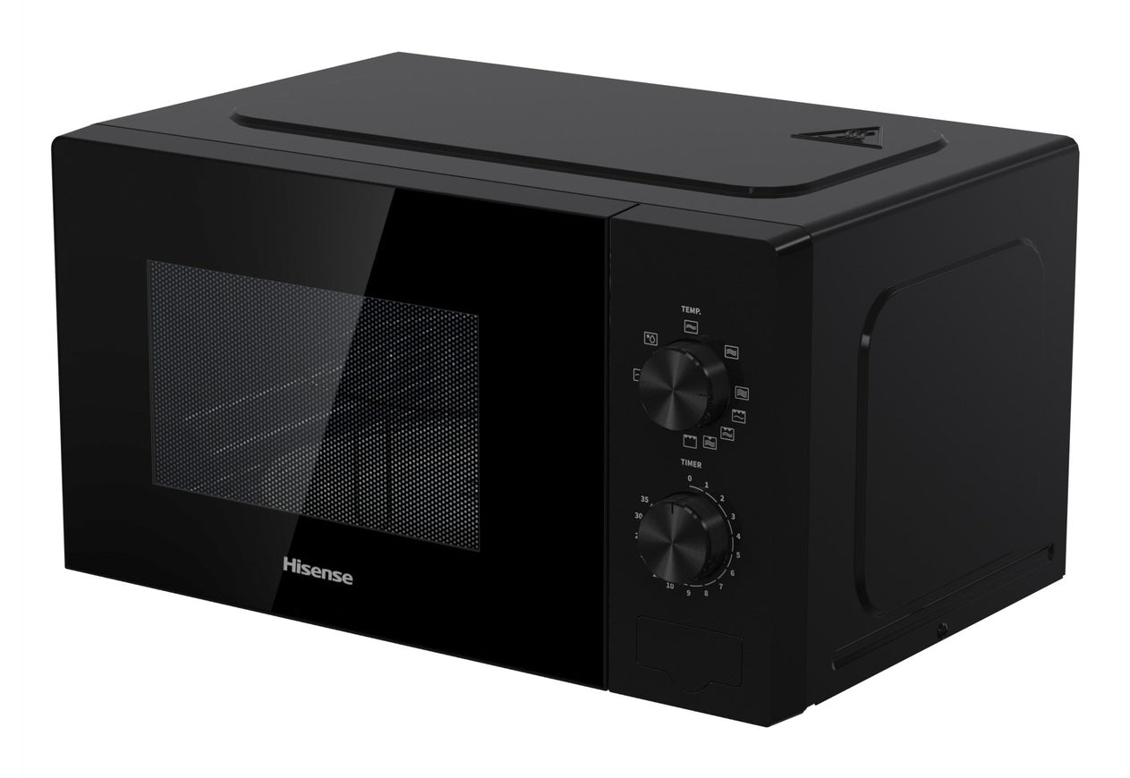 Hisense H20MOBP1G forno a microonde Nero Microonde con grill Superficie piana 20 L 700 W