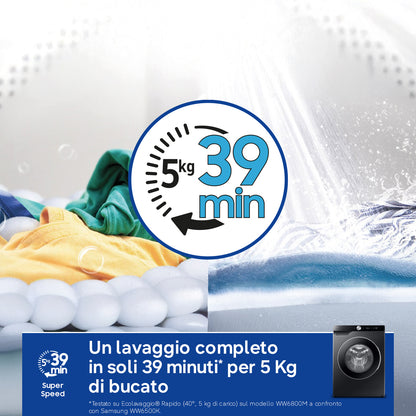 SAMSUNG BIANCO WW10FG6U94LBU3 | LAVATRICI | LAVATRICI CARICO FRONTALE | LAV. C/FRONTALE 10-10,99KG |