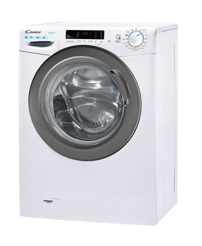 Candy Smart , Lavatrice Slim 7 KG, Classe C, 1200 giri, Bianco, Vapore, Wi-Fi, CSS41272DWSE-11