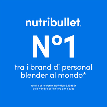 NUTRIBULLET PED NBP003W | CUCINA | PREPARAZIONE CIBI | FRULLATORI | FRULLATORE PORTATILE WLSS BICCH.