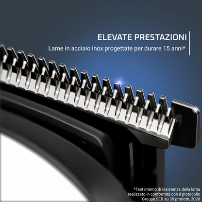 ROWENTA PED TN8934 | CURA PERSONA | RASATURA | REGOLA BARBA | REG.BARBA/CAPELLI RIC/RETE L.INOX TRIM