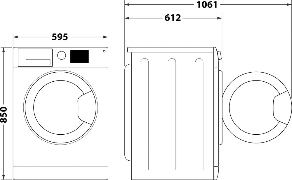 INDESIT BIANCO BWA81496XWVIT | LAVATRICI | LAVATRICI CARICO FRONTALE | LAV. C/FRONTALE 8-8,99KG | LA