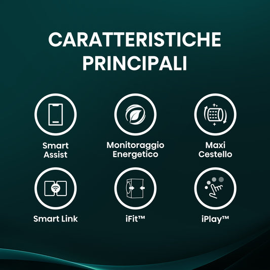 Hisense WF5I8043BWF lavatrice Caricamento frontale 8 kg 1400 Giri/min Bianco