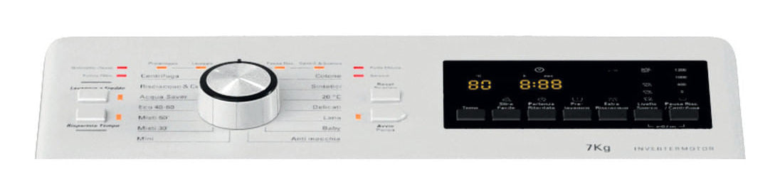 HOTPOINT-ARISTON BIANCO WMTG725BIT | LAVATRICI | LAVATRICI CARICO DALL'ALTO | LAV. C/ALTO 7-7,99KG |