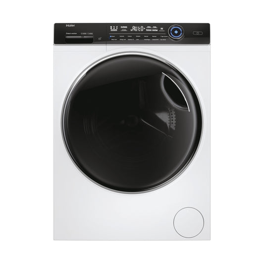 Haier I-Pro Serie 7 Plus, Lavatrice Carica Frontale 9 KG, 10% più efficente della classe A, 1400 giri, Bianco, Direct Motion, Refresh, Wi-Fi, HW90BD14979EUGIT