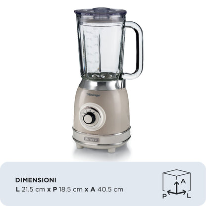 ARIETE PED 583BEIGE | CUCINA | PREPARAZIONE CIBI | FRULLATORI | FRULLATORE 1000W 4VEL+TURBO 4LAME IN