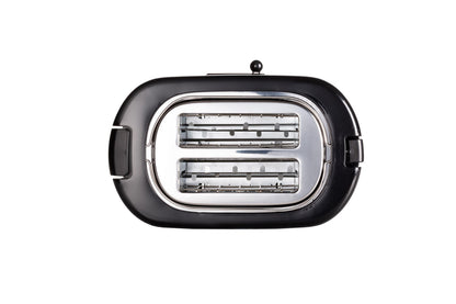 Ariete 159 Toastime - Tostapane con Pinze per 2 fette di pane - 9 Gradi di Doratura - 700 Watt - Nero