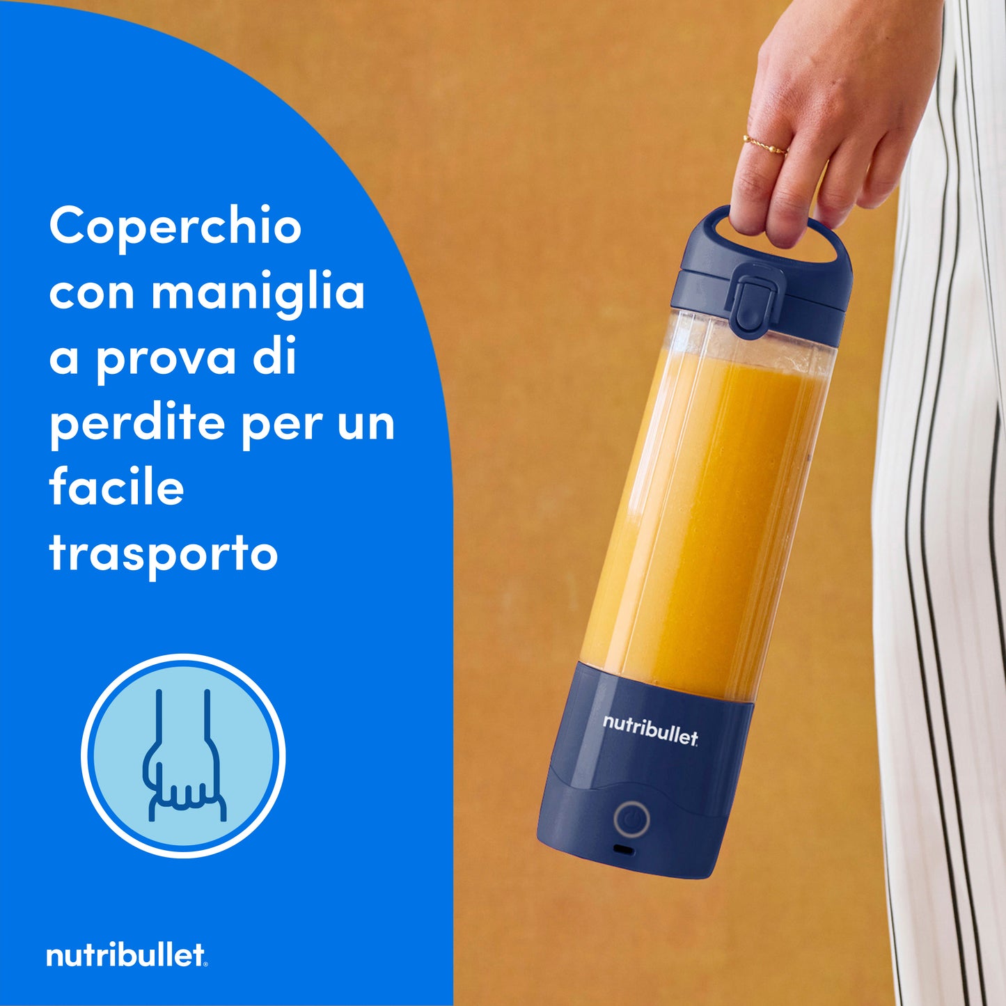 NUTRIBULLET PED NBP003NBL | CUCINA | PREPARAZIONE CIBI | FRULLATORI | FRULLATORE PORTATILE WLSS BICC