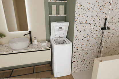 CANDY BIANCO TCA473D3S | LAVATRICI | LAVATRICI CARICO DALL'ALTO | LAV. C/ALTO 7-7,99KG | LAV.C/ALTO