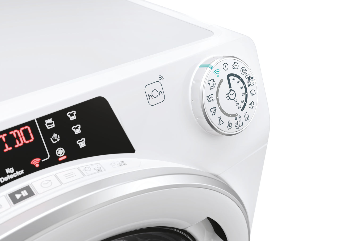 Candy RapidÓ , Lavatrice Carica Frontale 12 KG, Classe A, 1400 giri, Bianco, Inverter, Vapore, Wi-Fi, 9 Cicli Rapidi, RO14126DWMST-S