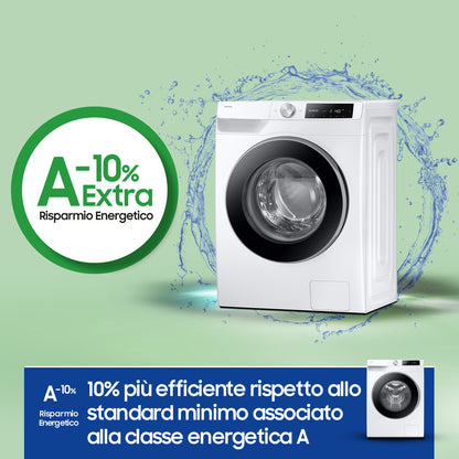 Samsung WW90DG6U25LE lavatrice Caricamento frontale 9 kg 1400 Giri/min Bianco
