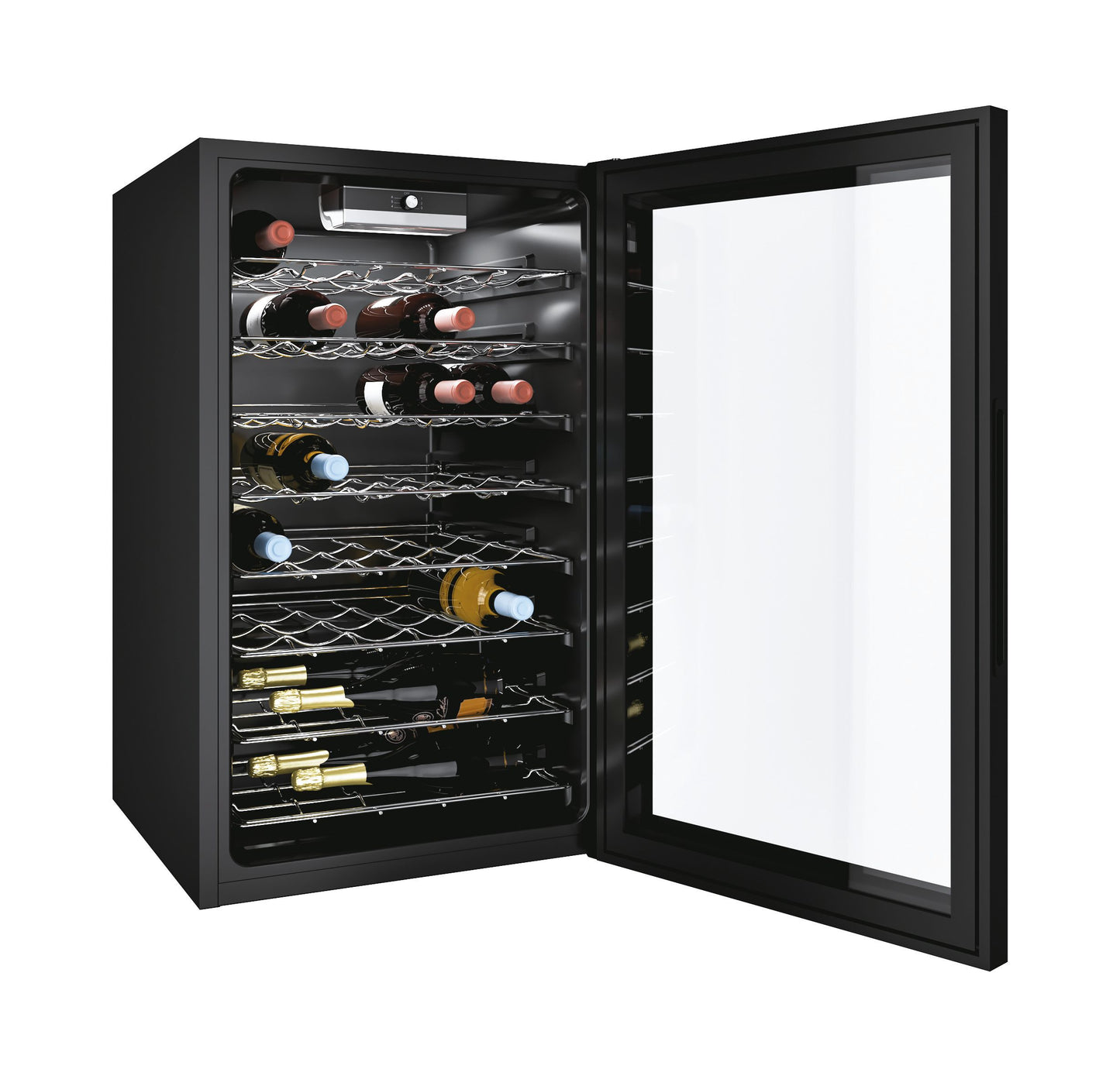 Candy DiVino CWC 150 EM/NF Cantinetta vino con compressore Libera installazione Nero 41 bottiglia/bottiglie