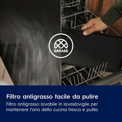 Electrolux BI   LFG235S   | Cappa gruppo incasso _ 52 cm; Portata massima aspirante 330 m_/h; 1 moto