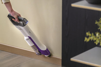 Hoover HF202P 011 Aspirapolvere a bastone 2 in 1 Batteria Secco EPA Senza sacchetto 165 W Viola