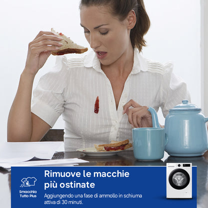 Samsung WW90DG5G34AEET lavatrice Caricamento frontale 9 kg 1400 Giri/min Bianco