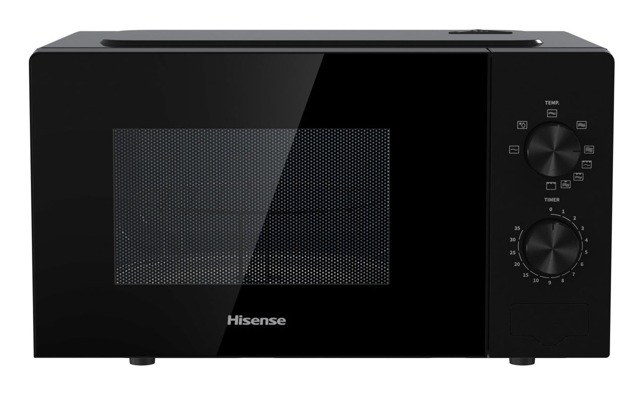 Hisense H20MOBP1G forno a microonde Nero Microonde con grill Superficie piana 20 L 700 W