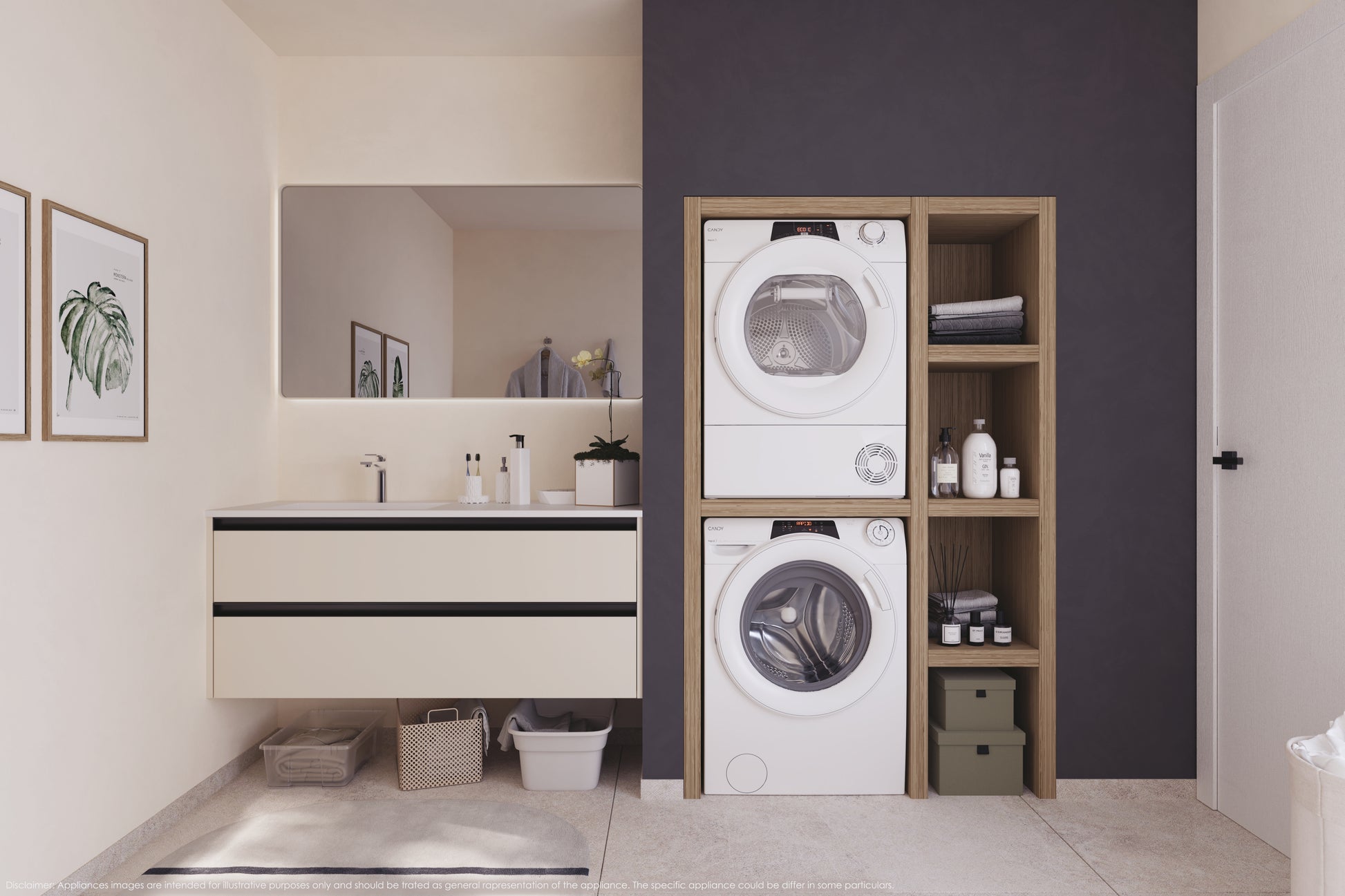 Candy RapidÓ , Lavatrice Carica Frontale 10 KG, Classe A, 1400 giri, Bianco, Inverter, Vapore, Wi-Fi, 9 Cicli Rapidi, RO 14104DWMT/1-S