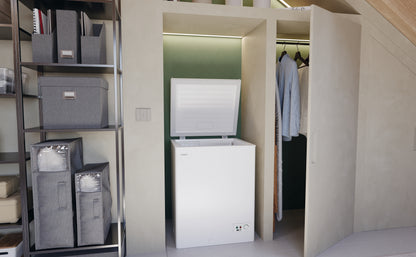 Candy CCHH 145E Congelatore a pozzo Libera installazione 137 L Bianco