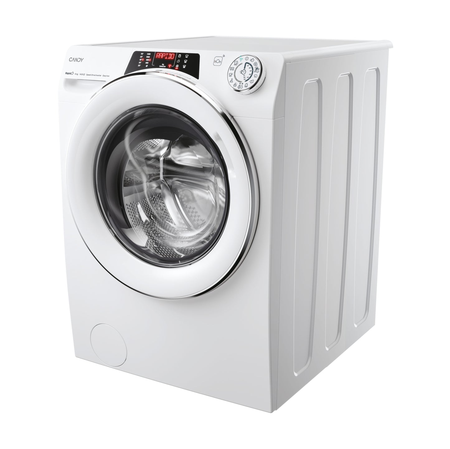 Candy RapidÓ , Lavatrice Carica Frontale 14 KG, Classe A, 1400 giri, Bianco, Inverter, Vapore, Wi-Fi, 9 Cicli Rapidi, RO14146DWMCT/1-S