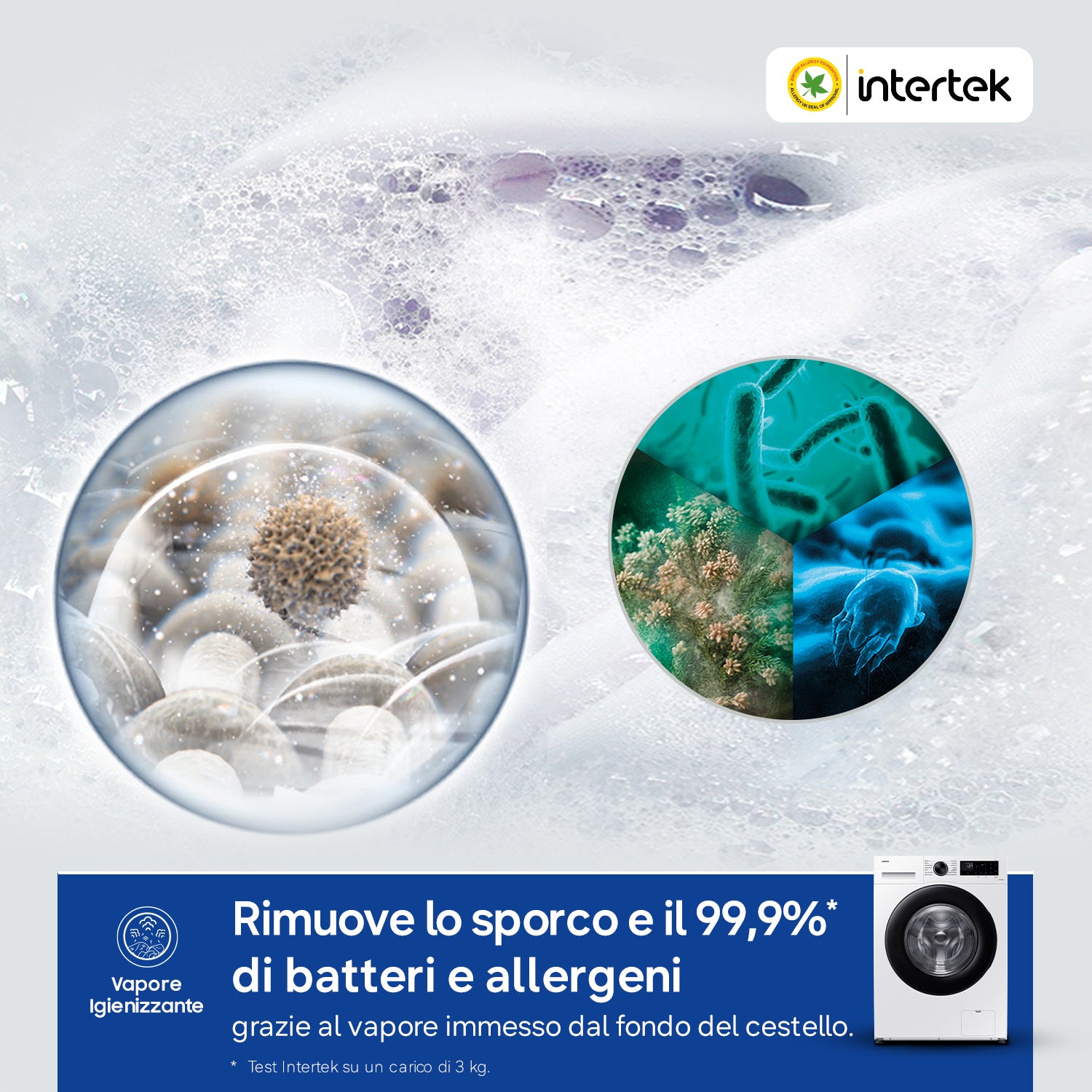 Samsung Lavatrice Crystal Clean 8 kg WW80CGC04DAEET