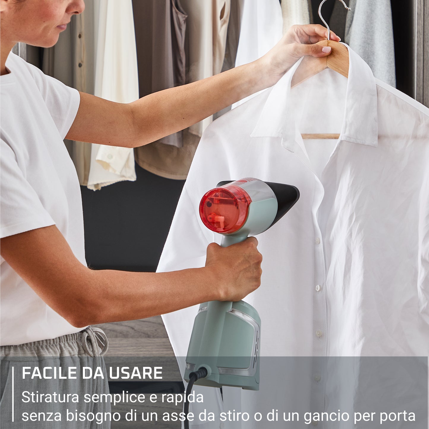 ROWENTA PED DR9814 | CASA | FERRI DA STIRO | FERRO VERTICALE | FERRO VAPORE VERTICALE 1400W 100ML AE